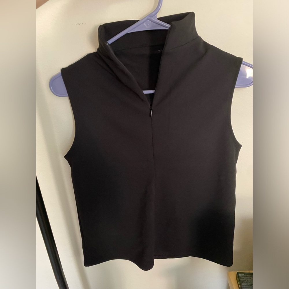 Sleeveless collared quarter zip shirt from Express. Never been worn.